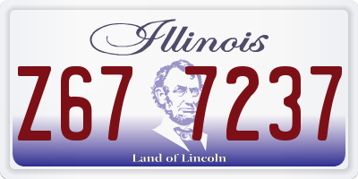 IL license plate Z677237