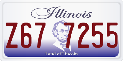 IL license plate Z677255