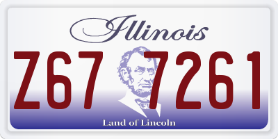 IL license plate Z677261