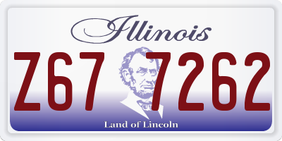 IL license plate Z677262