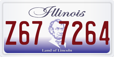 IL license plate Z677264