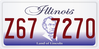 IL license plate Z677270
