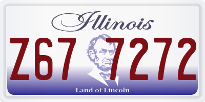 IL license plate Z677272