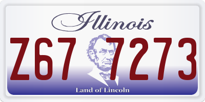 IL license plate Z677273