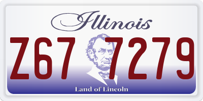 IL license plate Z677279