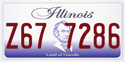 IL license plate Z677286