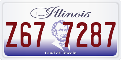 IL license plate Z677287