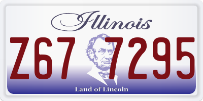 IL license plate Z677295