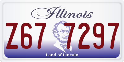 IL license plate Z677297