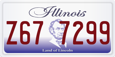 IL license plate Z677299