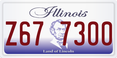 IL license plate Z677300