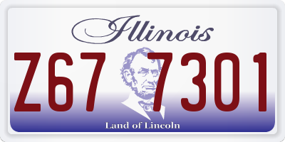 IL license plate Z677301