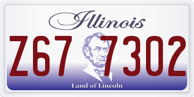 IL license plate Z677302