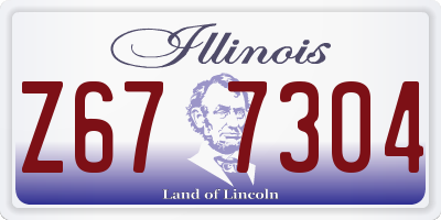 IL license plate Z677304