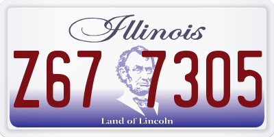 IL license plate Z677305