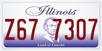 IL license plate Z677307