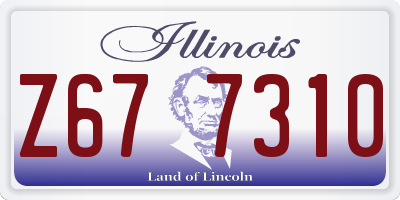 IL license plate Z677310