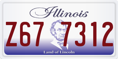 IL license plate Z677312