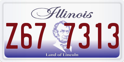 IL license plate Z677313