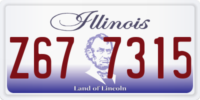 IL license plate Z677315
