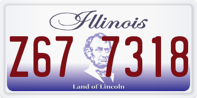 IL license plate Z677318