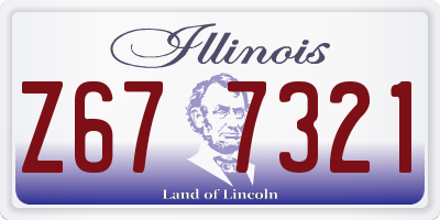IL license plate Z677321