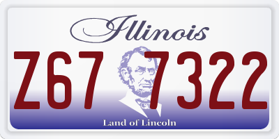 IL license plate Z677322
