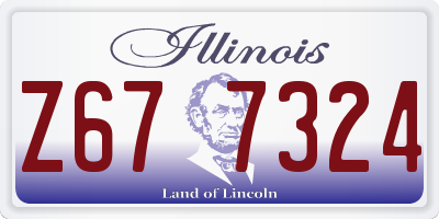 IL license plate Z677324