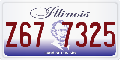 IL license plate Z677325