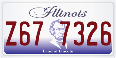 IL license plate Z677326