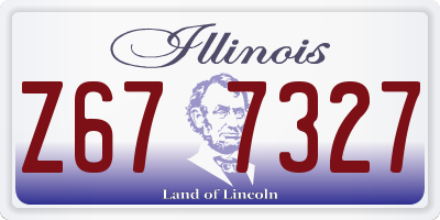 IL license plate Z677327
