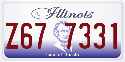 IL license plate Z677331
