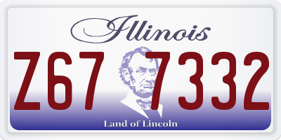 IL license plate Z677332