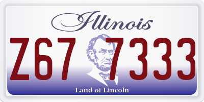 IL license plate Z677333