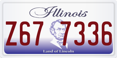 IL license plate Z677336