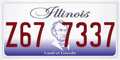 IL license plate Z677337
