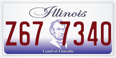 IL license plate Z677340