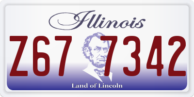 IL license plate Z677342