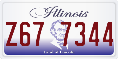 IL license plate Z677344