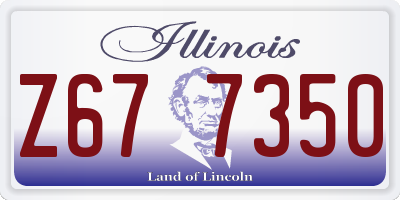 IL license plate Z677350