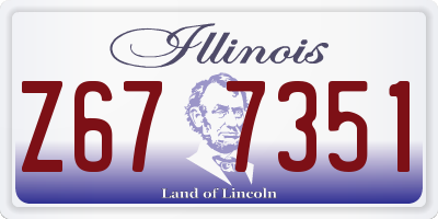 IL license plate Z677351