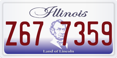 IL license plate Z677359