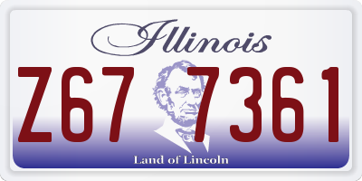 IL license plate Z677361