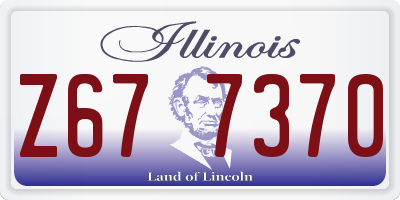 IL license plate Z677370