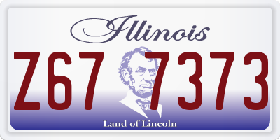 IL license plate Z677373