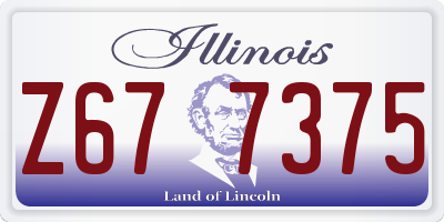 IL license plate Z677375