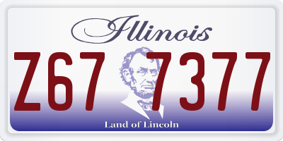 IL license plate Z677377