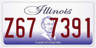 IL license plate Z677391