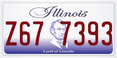 IL license plate Z677393