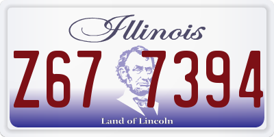 IL license plate Z677394